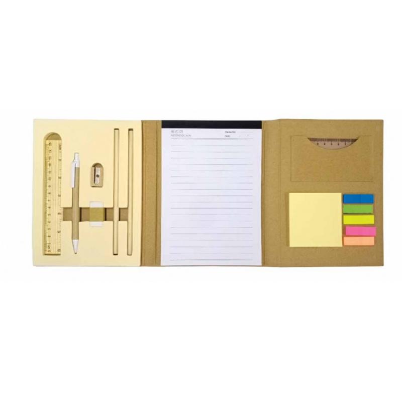 A5 Eco Stationery Kit With Ruler & Pen